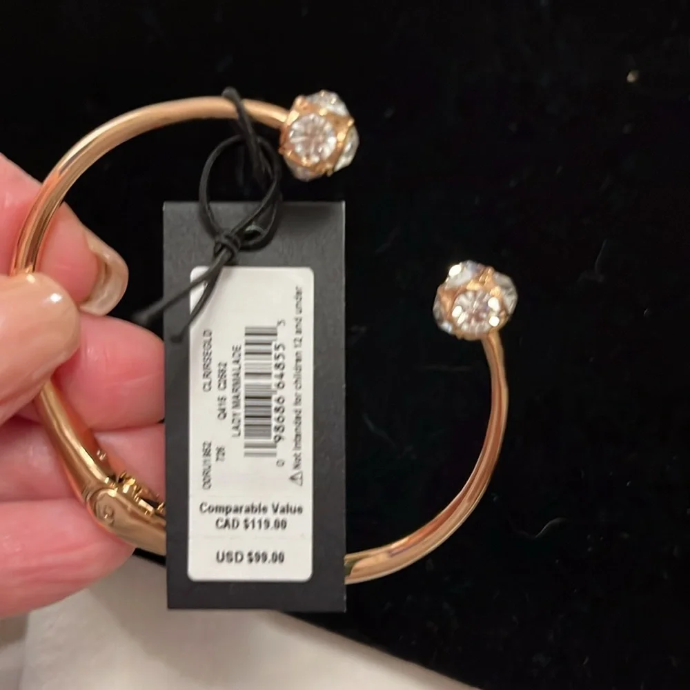 NWT Kate spade Rose Gold bracelet